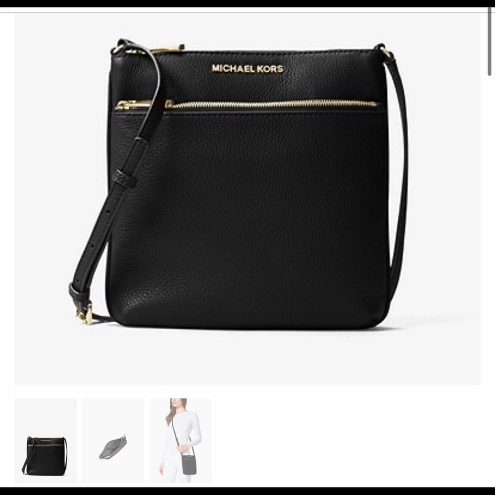 Michael Kors Riley Pebbled Leather Crossbody